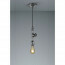 LED Hanglamp - Trion Githa - E27 Fitting - 1-lichts - Rond - Antiek Zilver - Aluminium 4