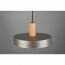 LED Hanglamp - Trion Giyon - E27 Fitting - 1-lichts - Rond - Mat Nikkel - Aluminium 6