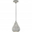 LED Hanglamp - Trion Jesma - E14 Fitting - Rond - Mat Grijs Aluminium
