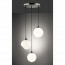 LED Hanglamp - Trion Klino - E27 Fitting - 3-lichts - Rond - Mat Chroom - Aluminium 3