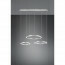 LED Hanglamp - Trion Mirosa - 56W - Aanpasbare Kleur - Dimbaar - Rechthoek - Mat Nikkel - Aluminium 17