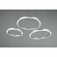 LED Hanglamp - Trion Mirosa - 56W - Aanpasbare Kleur - Dimbaar - Rechthoek - Mat Nikkel - Aluminium 18