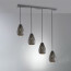 LED Hanglamp - Trion Ona - E27 Fitting - 4-lichts - Rond - Mat Zwart - Aluminium 2