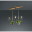 LED Hanglamp - Trion Plantan - E27 Fitting - 3-lichts - Rechthoek - Antiek Nikkel - Aluminium 3