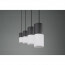 LED Hanglamp - Trion Roba - E27 Fitting - 4-lichts - Rechthoek - Mat Zwart - Aluminium 15