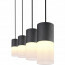 LED Hanglamp - Trion Roba - E27 Fitting - 4-lichts - Rechthoek - Mat Zwart - Aluminium 3