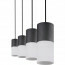 LED Hanglamp - Trion Roba - E27 Fitting - 4-lichts - Rechthoek - Mat Zwart - Aluminium 7