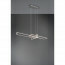LED Hanglamp - Trion Salana - 34W - Warm Wit 3000K - Rechthoek - Mat Nikkel - Aluminium 6