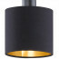 LED Hanglamp - Trion Torry - E14 Fitting - 4-lichts - Rond - Mat Zwart Aluminium/Textiel 2