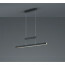 LED Hanglamp - Trion Trojan Up and Down - 45W - Aanpasbare Kleur - Rechthoek - Mat Zwart - Aluminium 7