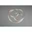 LED Hanglamp - Trion Yarino - 60W - Aanpasbare Kleur - Dimbaar - Rond - Mat Nikkel - Aluminium 11
