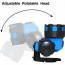 LED Hoofdlamp - Aigi Crunci - Waterdicht - 50 Meter - Kantelbaar - 1 LED - 0.8W - Blauw | Vervangt 7W 5