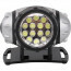 LED Hoofdlamp - Aigi Heady - Waterdicht - 35 Meter - Kantelbaar - 14 LED's - 1W - Zilver | Vervangt 8W 3