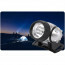LED Hoofdlamp - Aigi Heady - Waterdicht - 35 Meter - Kantelbaar - 18 LED's - 1.1W - Zilver | Vervangt 9W 9