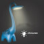 LED Kinder Nachtlamp - Tafellamp - Olifant - Blauw - Touch - Dimbaar 5