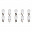 LED Lamp 10 Pack - Aigi Santra - 1.5W - E14 Fitting - Warm Wit 3000K - Mat Wit - Glas