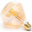 LED Lamp - Aigi Glow Diamond - E27 Fitting - 4W - Warm Wit 1800K - Amber 2
