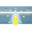 LED Lamp - Aigi Qolin - R7S Fitting - 4W - Helder/Koud Wit 6500K - Geel - Glas 5