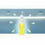 LED Lamp - Aigi Qolin - R7S Fitting - 8W - Helder/Koud Wit 6500K - Oranje - Glas 5