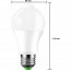 LED Lamp - Dag en Nacht Sensor - Aigi Linido - A60 - E27 Fitting - 6W - Warm Wit 3000K Lijntekening