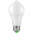 LED Lamp - Dag en Nacht Sensor - Aigi Linido - A60 - E27 Fitting - 6W - Warm Wit 3000K