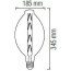 LED Lamp - Design - Elma XL - E27 Fitting - Amber - 8W - Warm Wit 2200K 2