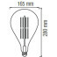 LED Lamp - Design Globe - Torade - E27 Fitting - Titanium - 8W - Warm Wit 2400K 2