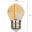 LED Lamp - Facto - Filament Bulb - E27 Fitting - 4W - Warm Wit 2700K Lijntekening