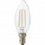 LED Lamp - Kaarslamp - Filament - E14 Fitting - 2W - Warm Wit 2700K