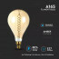 LED Lamp - Viron Uranim - Filament A165 - E27 Fitting - Dimbaar - 8W - Warm Wit 2000K - Amber 2