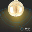 LED Lamp - Viron Uranim - Globe Filament G200 - E27 Fitting - Dimbaar - 8W - Warm Wit 2000K - Amber 2