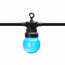 LED Lichtsnoer - Aigi Suci - Warm Wit 2700K - 6W - 8 Meter - 10 LED's Meerkleurig - Waterdicht IP44 - Zwart 3