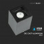 LED Opbouwspot 10 Pack - Plafondspot - Viron Halo - GU10 Fitting - Vierkant - Mat Zwart - Aluminium 8