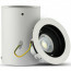 LED Opbouwspot - Plafondspot - Viron Halo - GU10 Fitting - Rond - Mat Wit - Aluminium 2