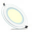 LED Spot / LED Downlight / LED Paneel Set BSE Rond Inbouw 15W 3000K Warm Wit 200mm Glas Armatuur Spatwaterdicht