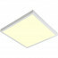 LED Paneel met Stekker - Aigi Leny - 60x60 - Warm Wit 3000K - 32W - 3840lm - 120lm/W - High Lumen - Opbouw - Vierkant - Mat Wit - Flikkervrij
