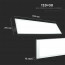 LED Paneel - Viron Ganto - 120x30 Helder/Koud Wit 6400K - 29W Inbouw Rechthoek - Mat Wit - Aluminium Lijntekening