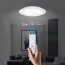 LED Plafondlamp - Aigi - 60W - Aanpasbare Kleur - Dimbaar - Afstandsbediening - Rond - Mat Zilver - Aluminium 7