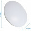 LED Plafondlamp - Aigi Arory - Opbouw Rond - 12W - Natuurlijk Wit 4000K - Mat Wit - Aluminium Lijntekening