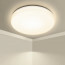 LED Plafondlamp - Badkamerlamp - Aigi Cely - 18W - Natuurlijk Wit 4000K - IP54 Vochtbestendig - Opbouw - Rond - Mat Wit - Aluminium 2