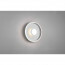 LED Plafondlamp - Badkamerlamp - Trion Asmaya - Opbouw Rond 28W - Spatwaterdicht IP44 - Dimbaar - Warm Wit 3000K - Mat Chroom - Aluminium 6