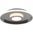 LED Plafondlamp - Badkamerlamp - Trion Asmaya - Opbouw Rond 35W - Spatwaterdicht IP44 - Dimbaar - Warm Wit 3000K - Mat Chroom - Aluminium