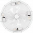 LED Plafondlamp met Ventilator - Plafondventilator - Trion Turbind - E27 Fitting - Afstandsbediening - Rond - Mat Wit - Aluminium 4