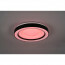 LED Plafondlamp - Plafondverlichting - Trion Aroma - 22W - RGBW - Dimbaar - Aanpasbare Kleur - Afstandsbediening - Sterlicht - Rond - Mat Zwart - Kunststof 17