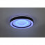 LED Plafondlamp - Plafondverlichting - Trion Aroma - 22W - RGBW - Dimbaar - Aanpasbare Kleur - Afstandsbediening - Sterlicht - Rond - Mat Zwart - Kunststof 19