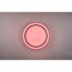 LED Plafondlamp - Plafondverlichting - Trion Aroma - 22W - RGBW - Dimbaar - Aanpasbare Kleur - Afstandsbediening - Sterlicht - Rond - Mat Zwart - Kunststof 22