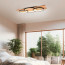 LED Plafondlamp - Plafondverlichting - Trion Bara - 40W - Warm Wit 3000K - Dimbaar - Rechthoek/Ovaal - Mat Zwart - Metaal 2