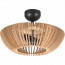 LED Plafondlamp - Plafondverlichting - Trion Colman - E27 Fitting - 2-lichts - Rond - Mat Bruin - Aluminium 3