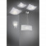 LED Plafondlamp - Plafondverlichting - Trion Colmino - E27 Fitting - 1-lichts - Vierkant - Mat Wit - Aluminium 4