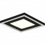 LED Plafondlamp - Plafondverlichting - Trion Coman - 17W - Warm Wit 3000K - Vierkant - Mat Zwart - Kunststof 3